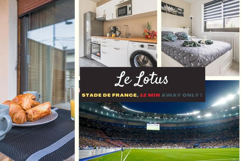 Le Lotus - Self Checkin - 20Min From Paris - Free Parking Around Appartement Drancy Buitenkant foto